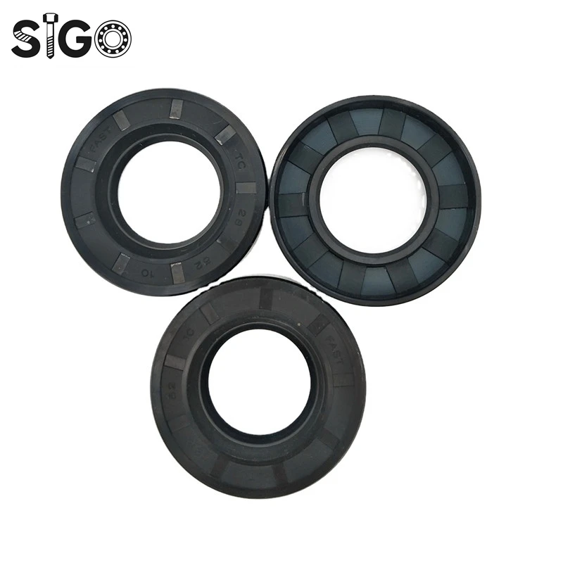 SIGO  22x30x5/6/7/8   22x34x7 Nitrile Rubber NBR Spring Double Lip TC Gasket Radial Shaft Skeleton Oil Seal