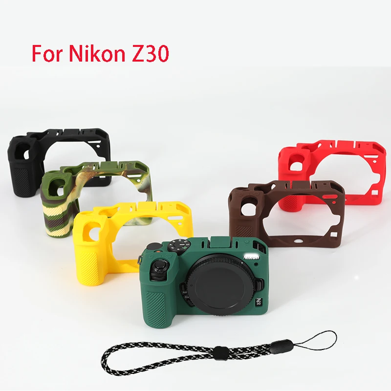 Silikon-Kameratasche, geeignet für Nikon Z30, Schutzhülle, weiche Schale, stoßfest, kratzfest