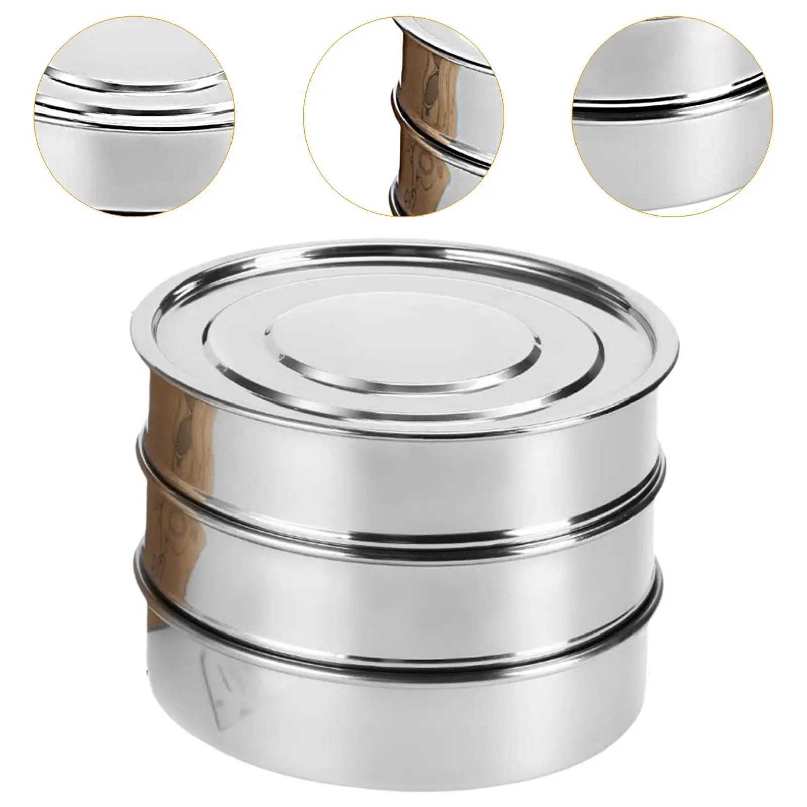 Stainless Steel Seed Sprouting Kit Sprout Maker Sprouts Grower Round with Mesh