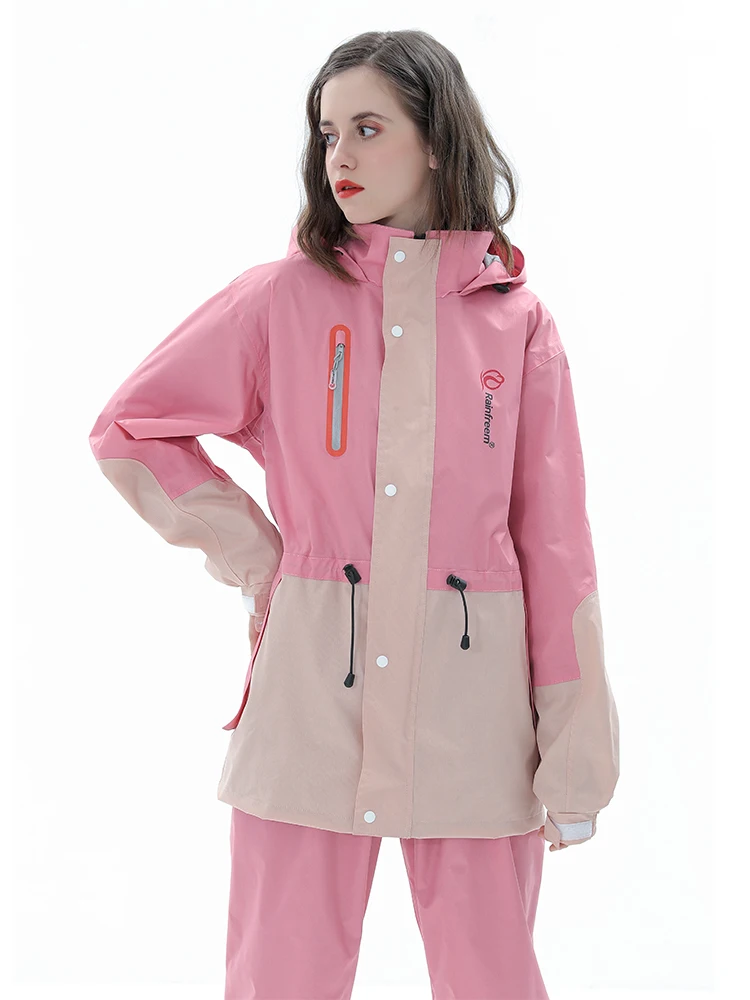 

Thiened отдельный женский и мужской велосипедный плащ, комплект дождевиков, водонепроницаемая непромокаемая одежда для всего тела, верхняя одежда для пеших прогулок