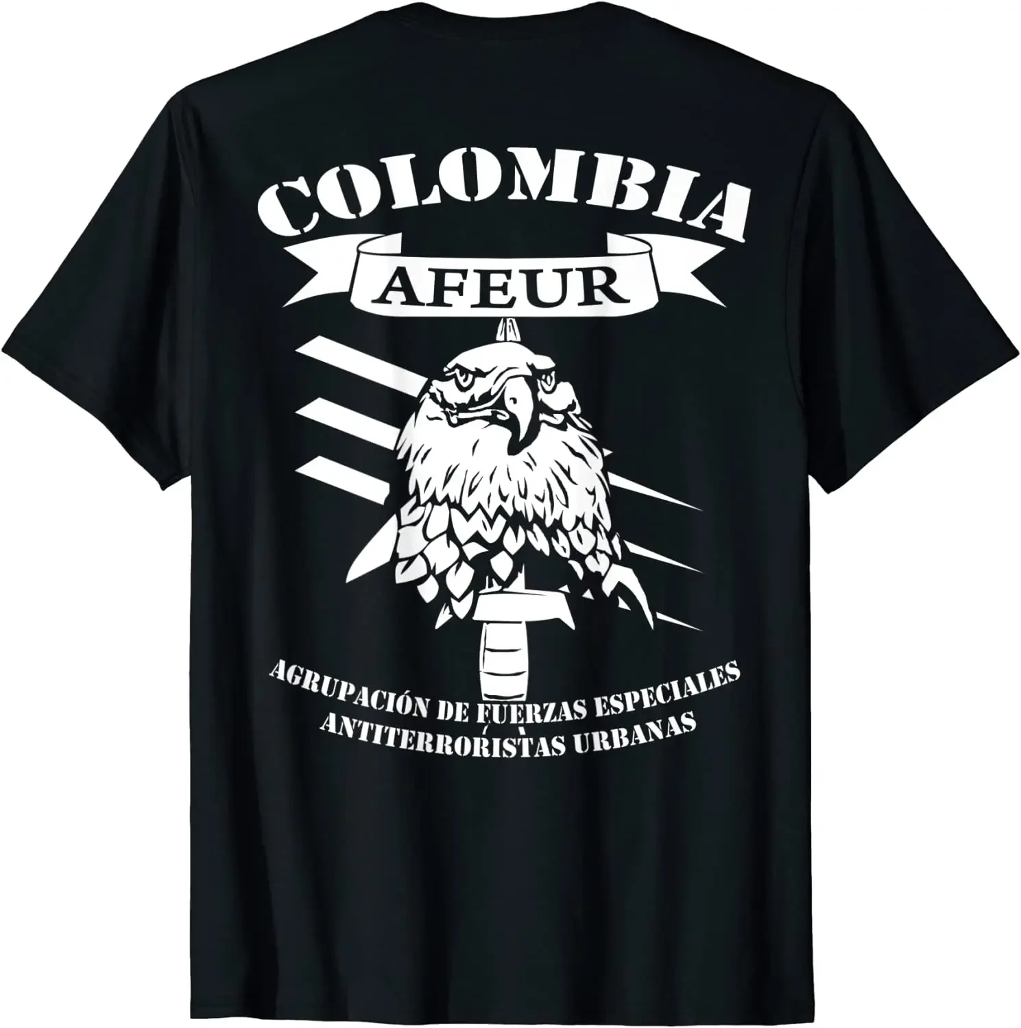 Colombia Army Special Forces AFEUR T Shirt. Short Sleeve 100% Cotton Casual T-shirts Loose Top Size S-3XL