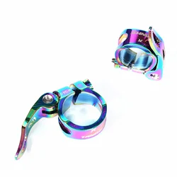 G554 Bicycle Seat Clamp 31.8/34.9mm Quick Disassembly Dazzle Dead Fly Road Car Mountain Bike Accessories