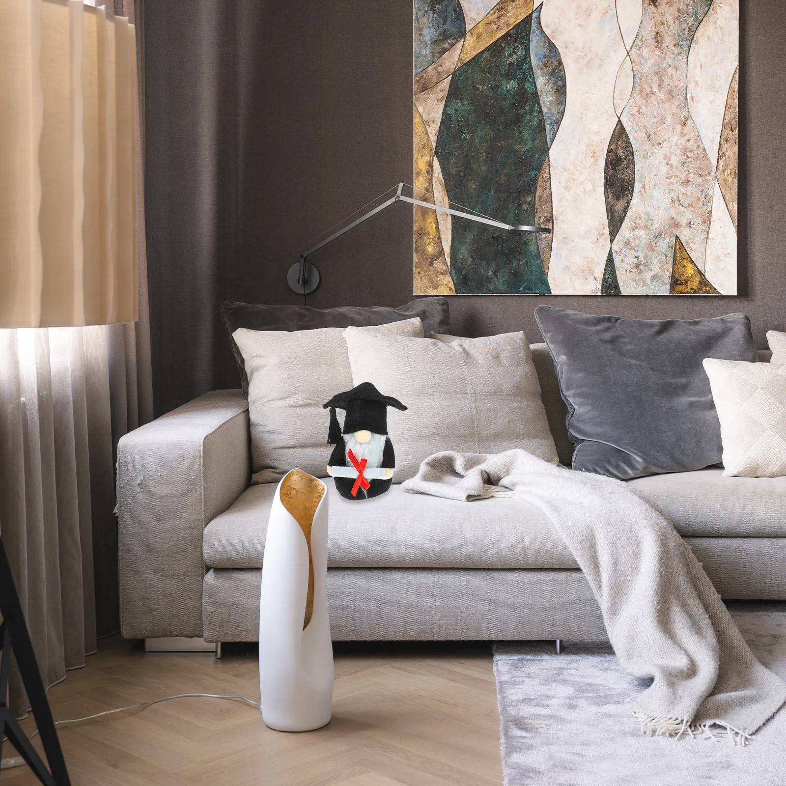 

1 шт. Креативное украшение-гном для школы, безликий настольный декор для дома, офиса, спальни, уникальный реквизит для фотосъемки