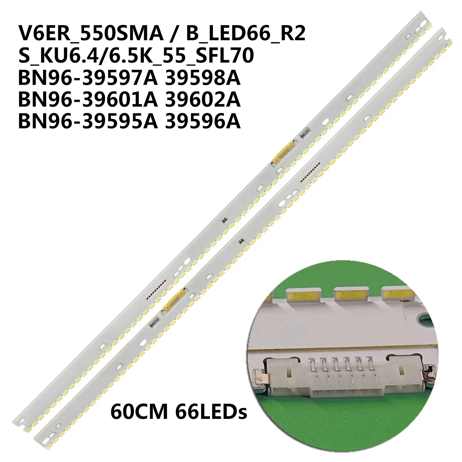 

Новинка для 55-дюймового телевизора UN55KU7500FXZA UN55KU750DF UN55KU750D UN55KU7500 UA55KU7500 UN55KU7500F HG55NE890, 66 ламп, светодиодная лента для подсветки