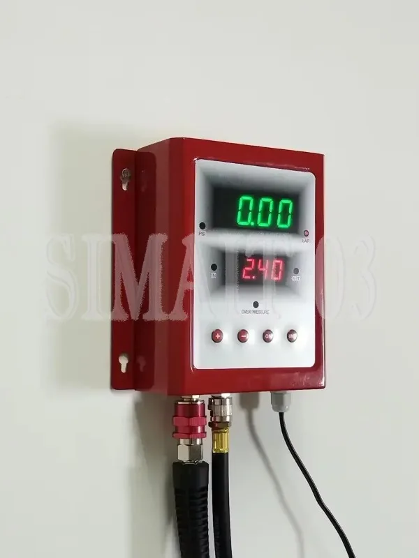 Wall Mounted Automatic Tire Inflator: Digital Tyre Inflator for Tire Shop, Car/Truck, 150-250PSI, 12Bar