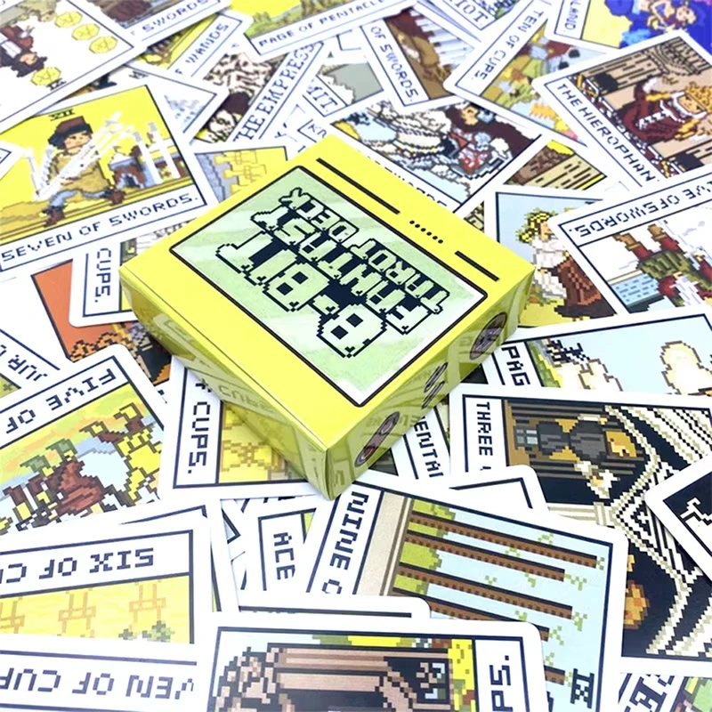 8-bits Fantasy Tarot Deck Card Profetie Waarzeggerij Familiefeestbord Waarzeggerij Spel Beginnerskaart