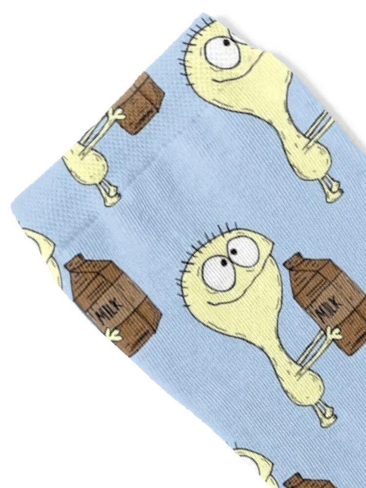 Cheese with Chocolate Milk Carton - Foster's Home for Imaginary Friends Socks