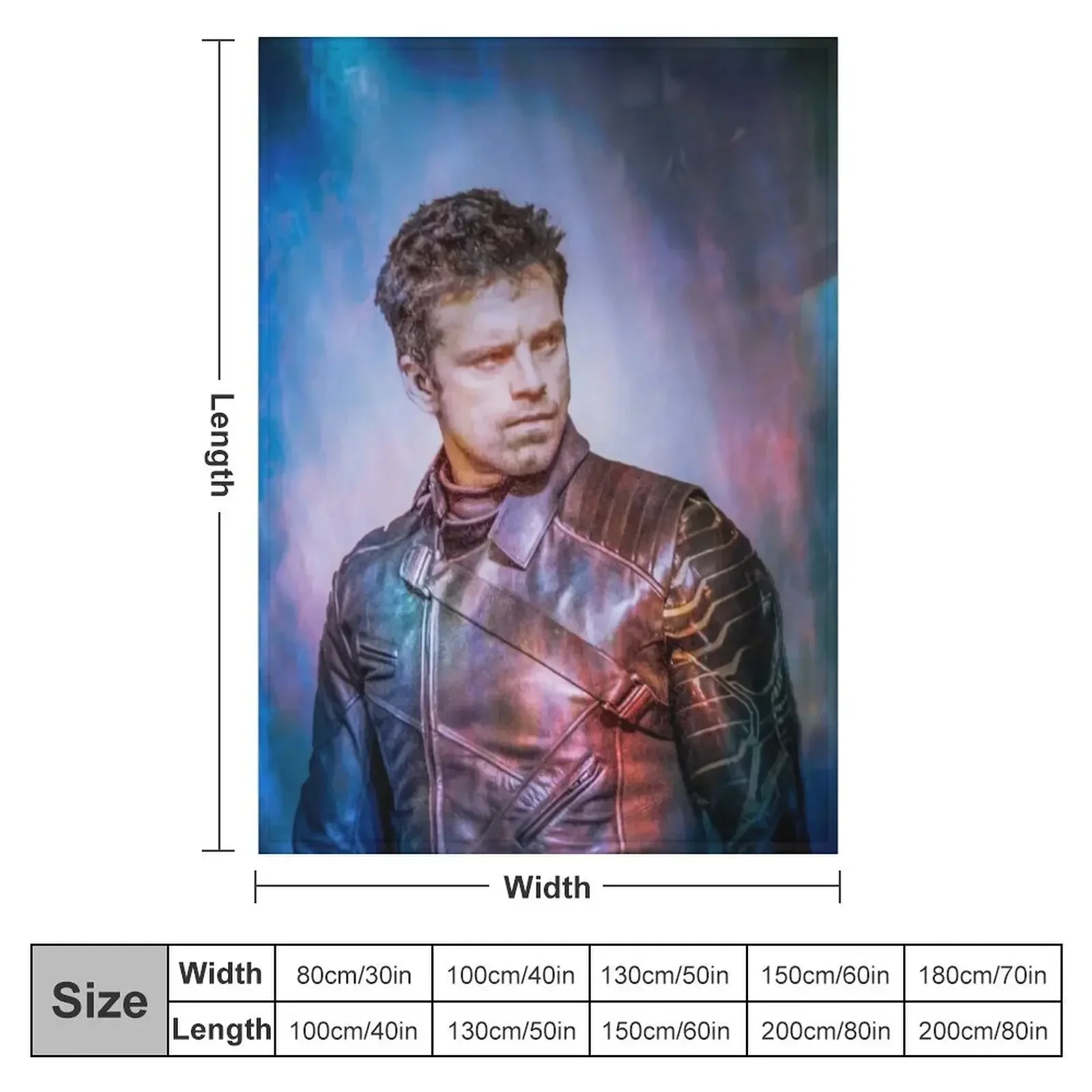 Bucky - Sebastian Stan Throw Blanket Furrys warm winter Decorative Beds Quilt Blankets