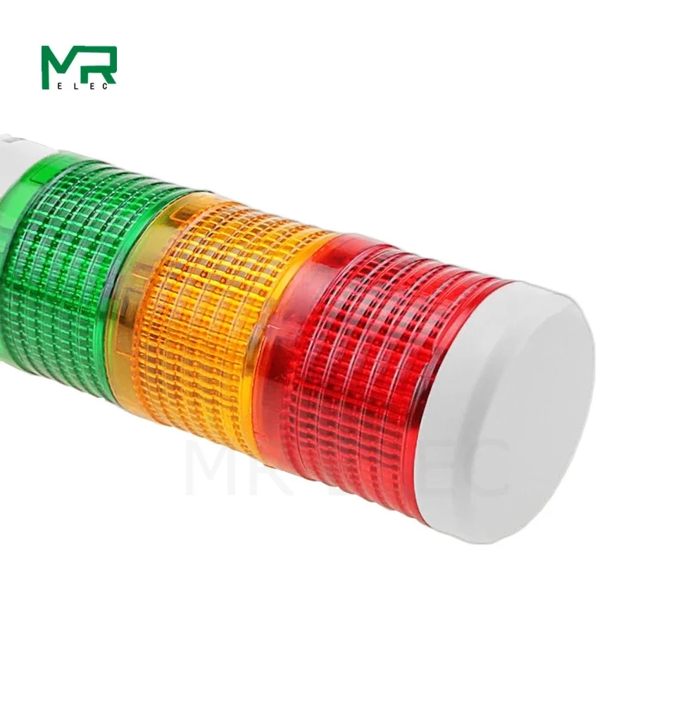 New multifunctional rotary industrial signal tower warning light alarm device 12V 24 V 110 V 220 v 1 ~ 5 optional