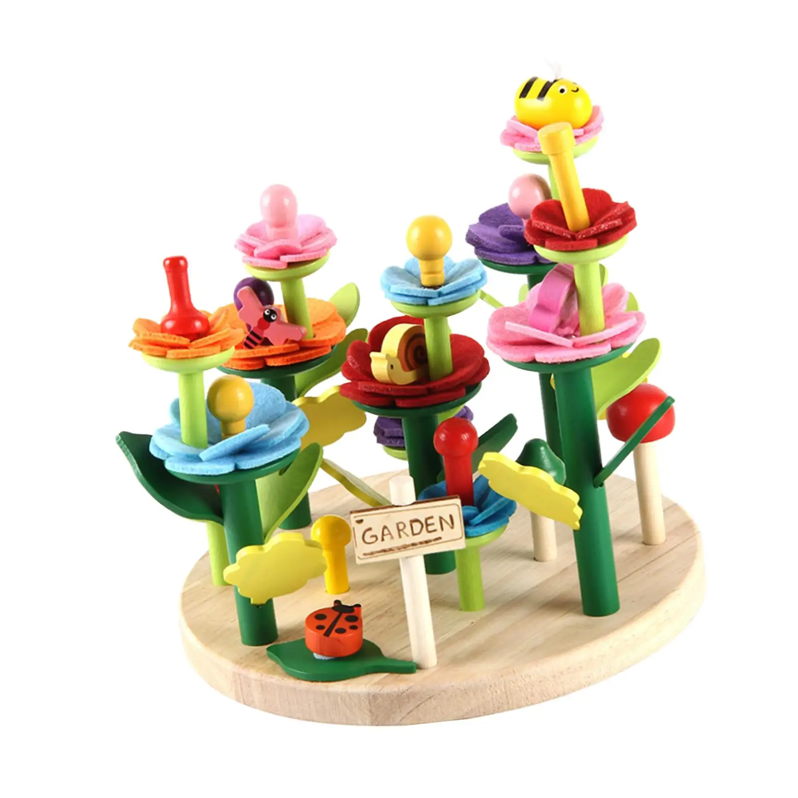 Jouets de construction de jardin de fleurs, motricité fine, jouets mentaires oriels interactifs pour parents et enfants, jouets Montessori pour garçons et filles, cadeaux pour enfants