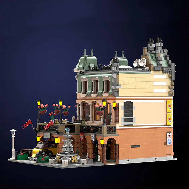 4552pcs MOC-111728 garten palast restaurant modulare gebäude blöcke montieren haus diy modell spielzeug ziegel kinder geburtstags geschenke