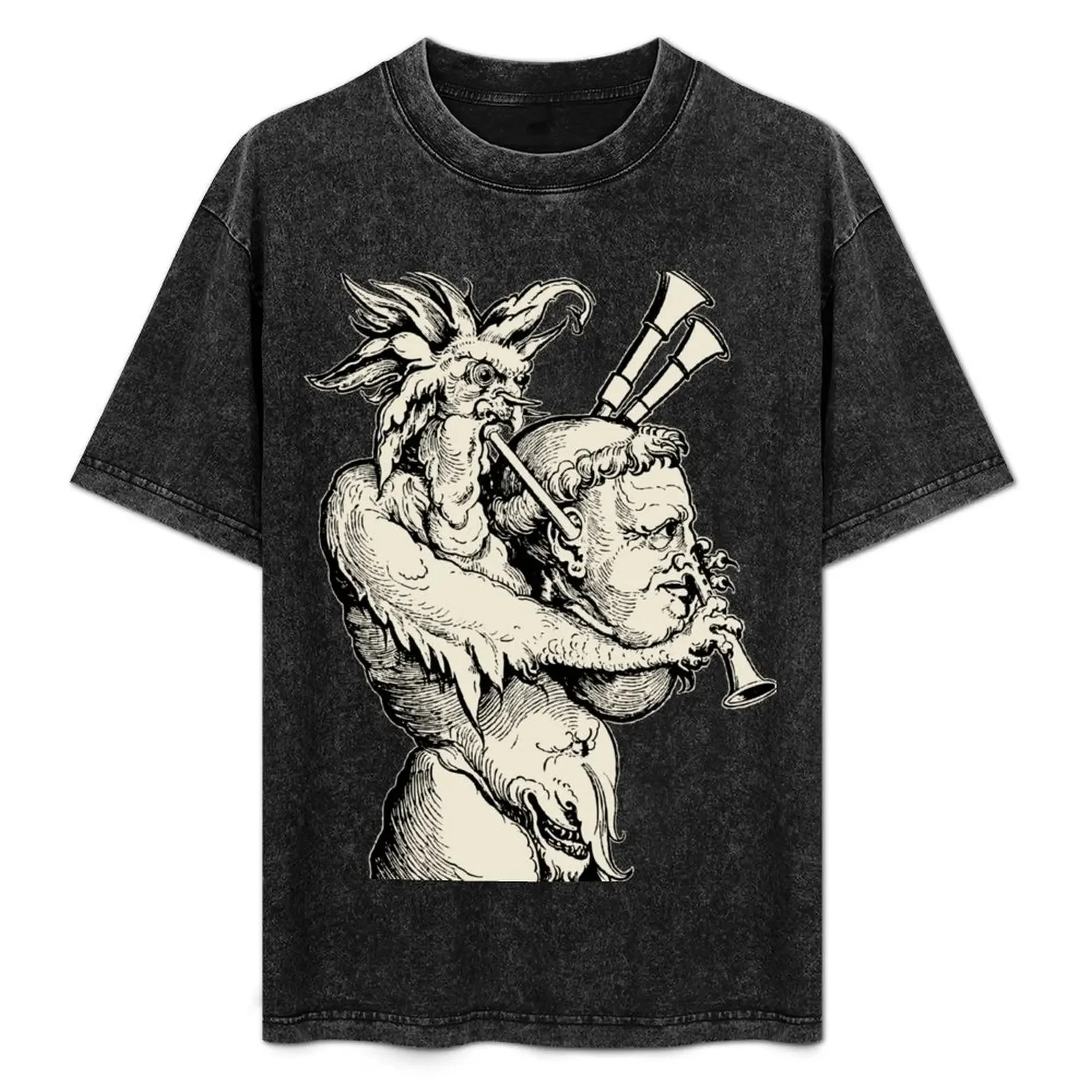 

Devil with the bagpipes T-Shirt anime t shirts for man t shirts with prints man t shirt cotton shirt personalised T-Shirt