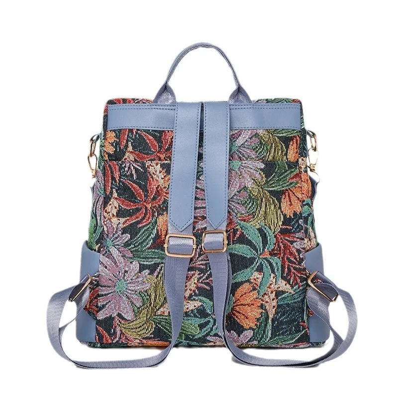 Women's Unique Printed Travel Backpack - Large Capacity Oxford Fabric Daypack Fashion Trendy Hiking Bag Women's shool bag - view 5