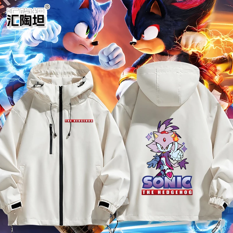 

Collaborative Edition Men's And Women's Jaet Autumn Winter Faionable Windproof Zipper Hooded Jaet