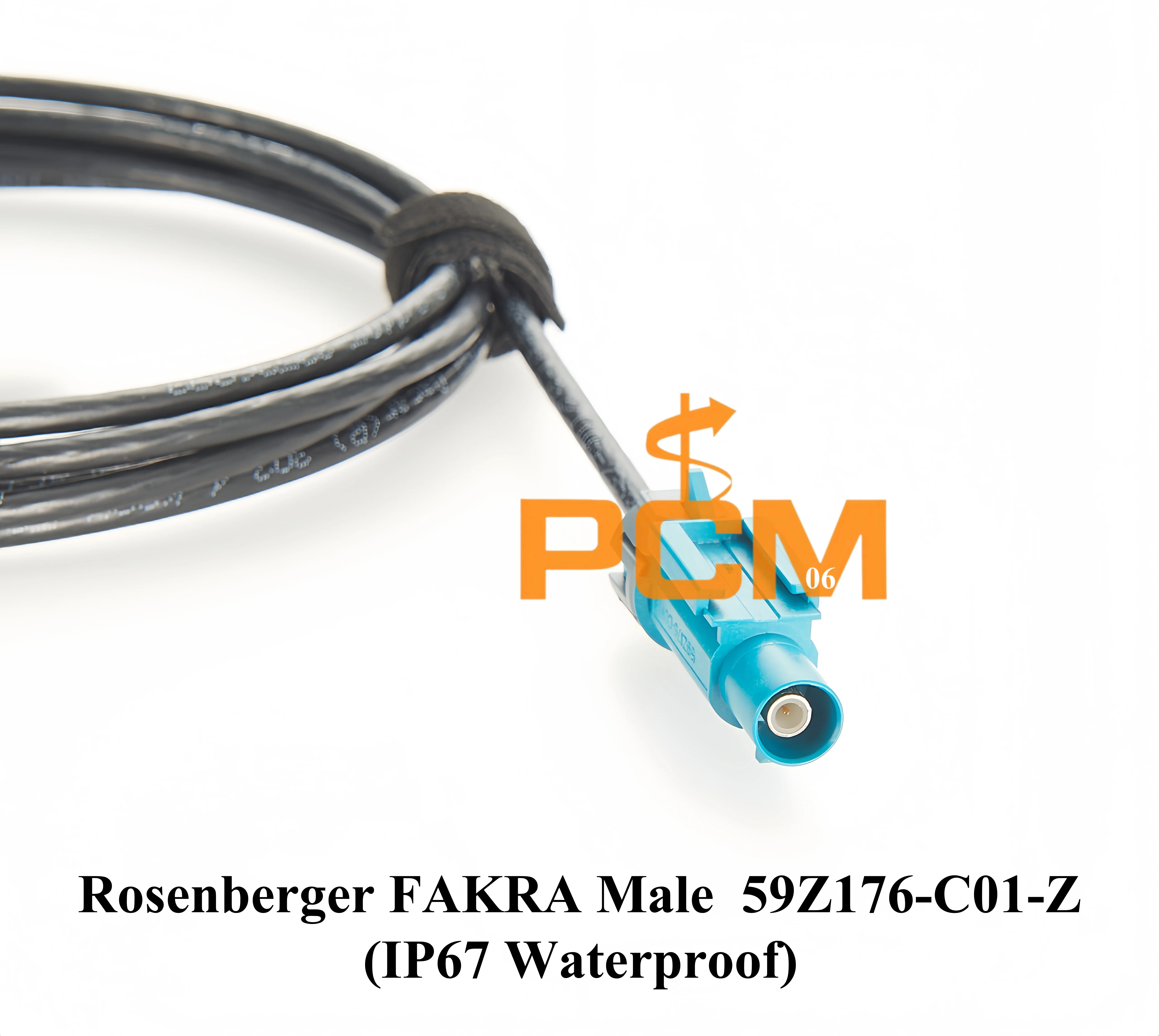 Original Rosenberger IP67 Wasserdichtes FAKRA HF-Koaxialkabel FAKRA Z Stecker auf Buchse Verlängerungskabel 59Z176-C01-Z auf 59Z163-003-Z – Detail 2