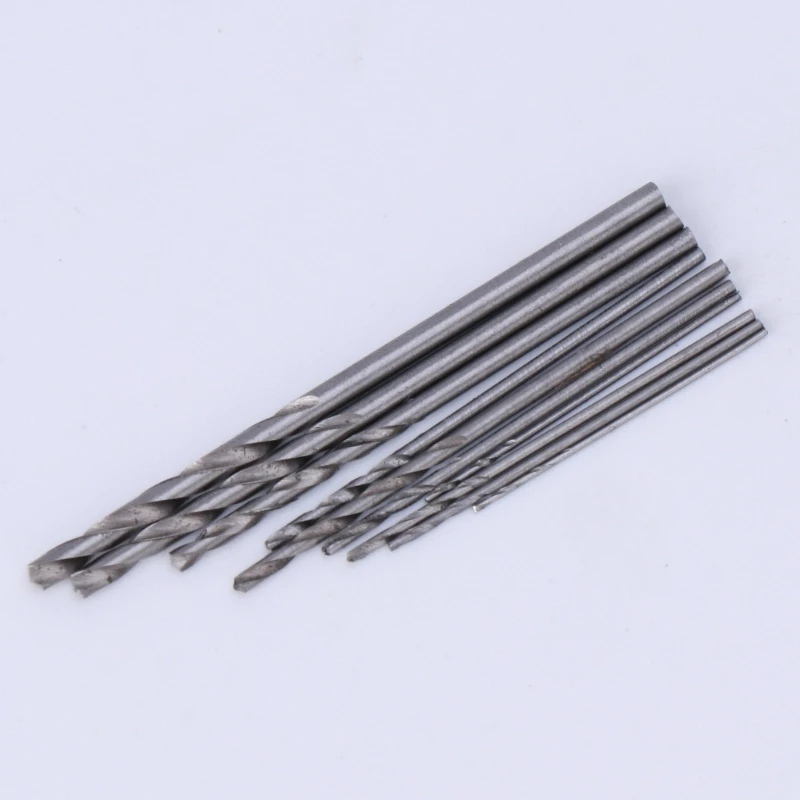F92C Hot Micro Aluminium Drill Chuck بدون مفتاح + 10pcs تويست أدوات دوار