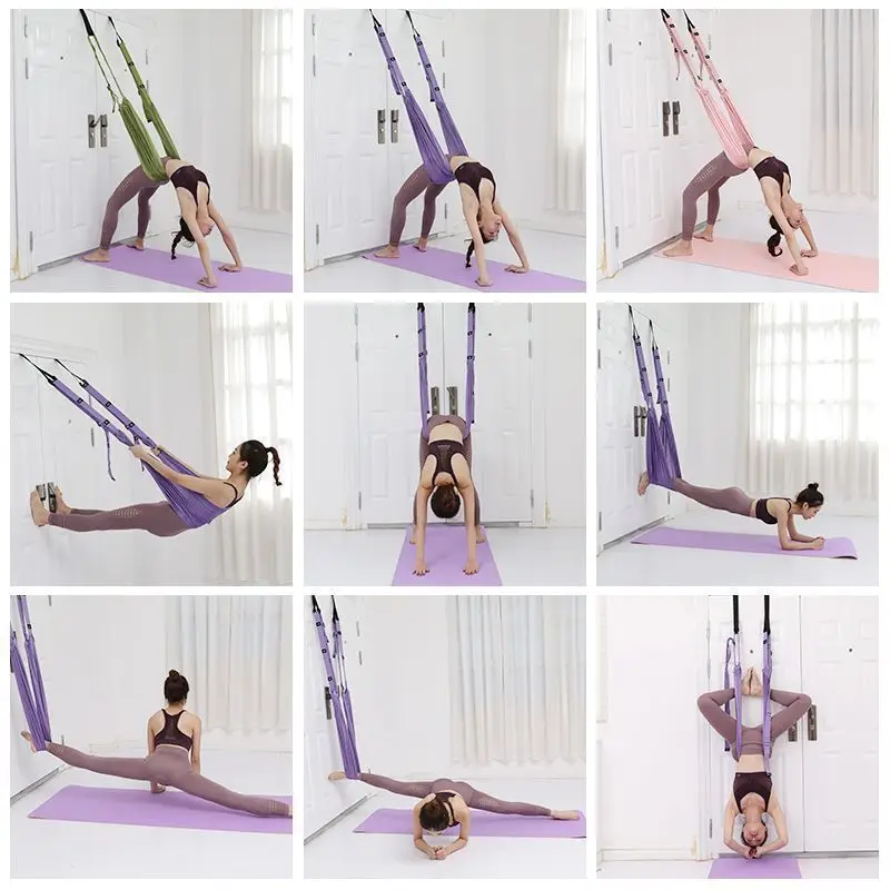 1 Piece of Random Color Fashion Waist, Back, and Leg Stretching Strap, Yoga Fitness Belt, Leg Stretching Aid, Yoga Stretcher, Used for Backbends, Splits, and Handstands in Fitness, Dance, Ballet, and Gymnastics