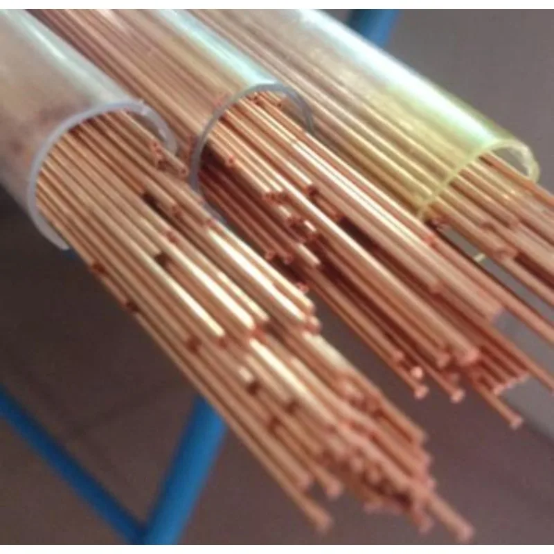 Copper Tube Electrode Wire Single Hole Piercer Copper Tube Accessories Red Copper Tube Electric Spark Piercer Accessories 400mm