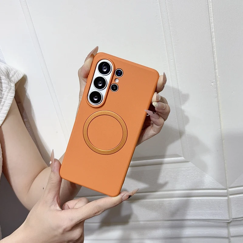 Magnetische Ultradünne Mattierte Hautfreundliche Hülle für Samsung Galaxy S26 Ultra S25Ultra S24Ultra Matte Kabellose Ladekompatible Sturzsichere Abdeckung – Detail 7