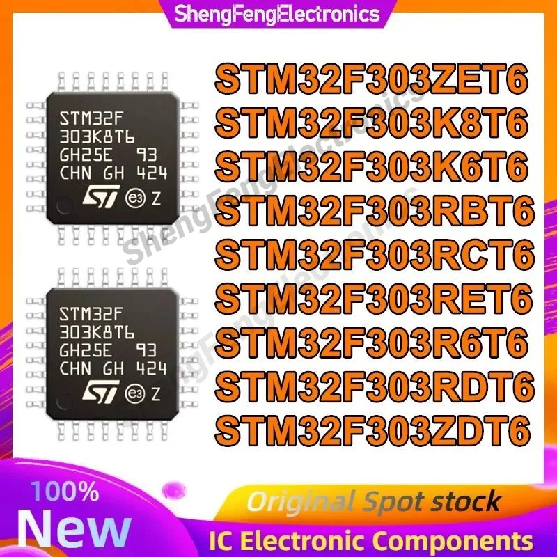 

5P STM32F303ZET6 STM32F303ZDT6 STM32F303K8T6 STM32F303K6T6 STM32F303RBT6 STM32F303RCT6 STM32F303RET6 STM32F303R6T6 STM32F303RDT6
