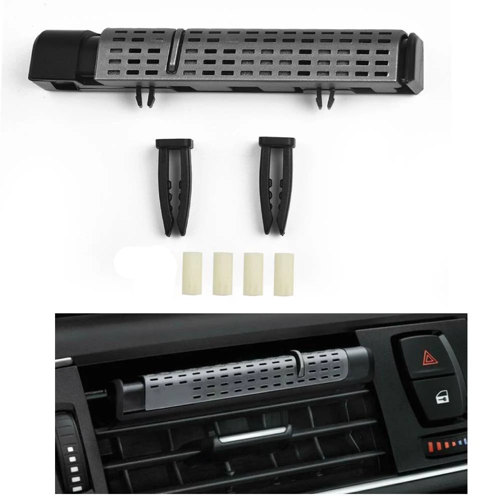Elevate the Interior Ambiance and Enjoy a Refreshing Fragrance with this Natural Air Car Freshener Holder for BMW