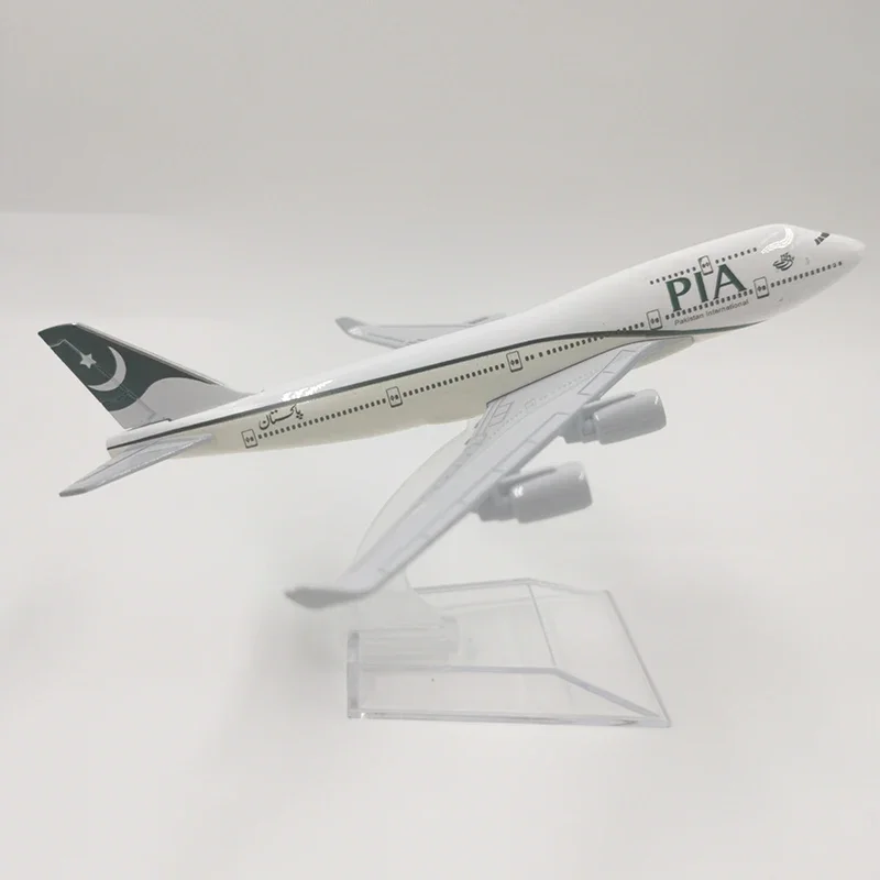 

Материал 16 см B747 Пакистан Airlines Модель 747 Airlines Металлическая копия самолета из сплава Авиационная игрушка Модель самолета Подарок