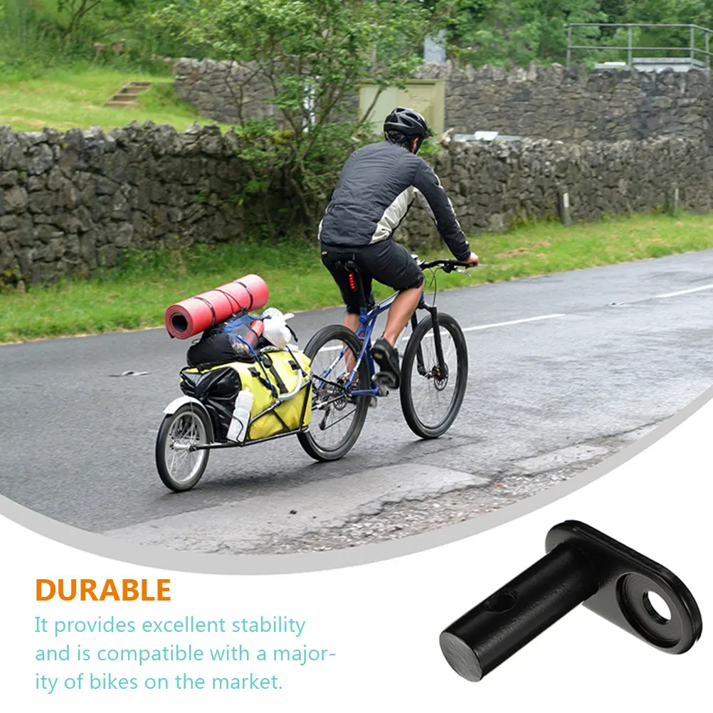 

3Pcs Pet Trailer Coupler High-Class Steel Bike Trailer Attachment Adapter Secure Kids Bike Connector for Family Trip Cycling