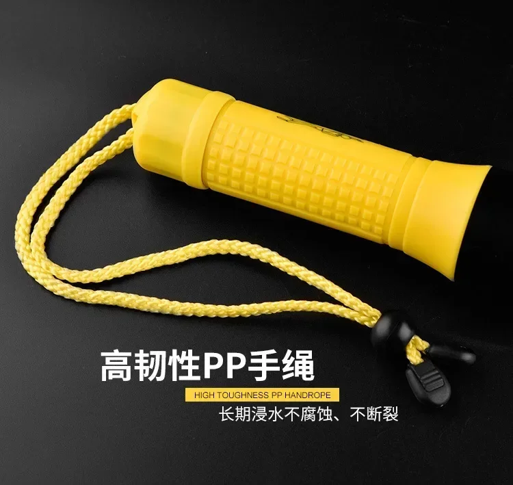 Diving Long-range Flashlight Waterproof Strong Light Night Fishing Light Underwater Disaster Relief Strong Light Lighting