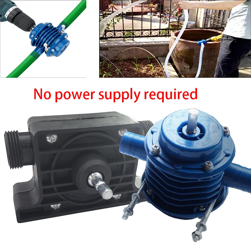 Mini Heavy Duty Self-priming Hand Drill Pumps Do Not Require Electric Centrifugal Pumps for Home Garden Pumping