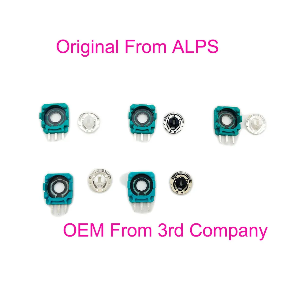 10PCS For Xbox One Slim X Switch Pro  Game Pad Part Green Potentiometer Joystick Analog 3D Lever For PS5 PS4 Pro Slim