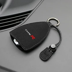 Suede Car Key Protective Case For Honda Civic Type R Fk7 Fk8 Fk5 Fk2 Type S Car Key Wallet Auto Key Protective Accessories