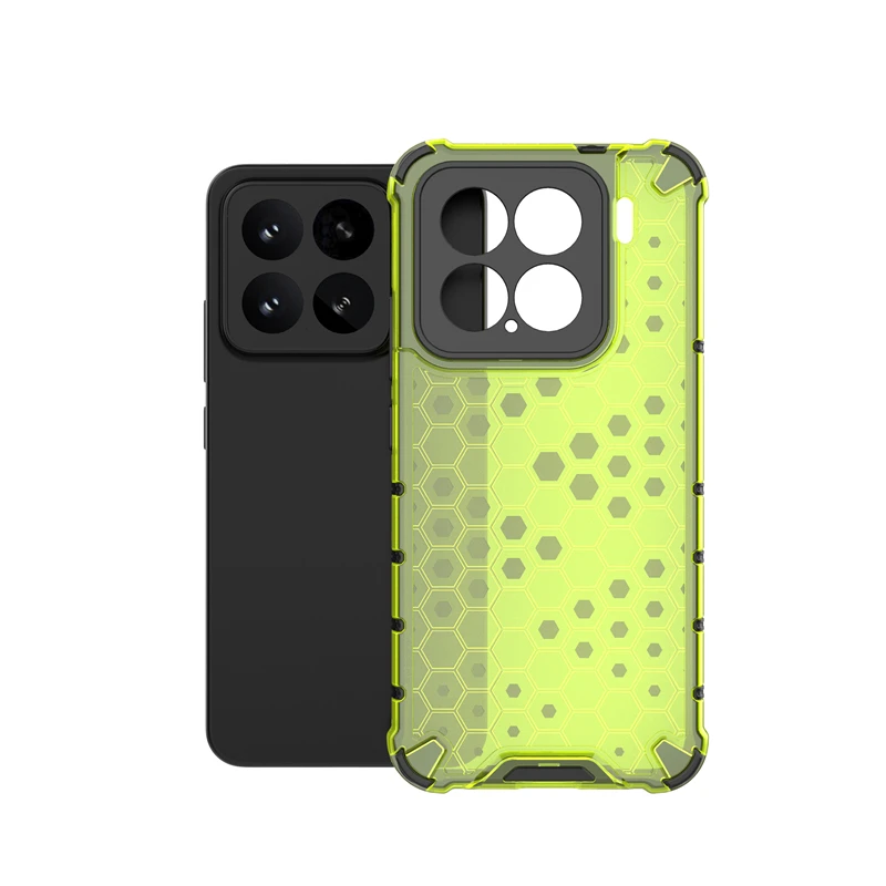 Honeycomb Shockproof For Xiaomi 15 Case Armor Capa Xiaomi 15 Cover TPU Silicone Translucent Phone Protector Cover Xiaomi 15 Case