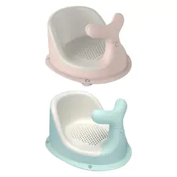 Infant Shower Chair Soft Mat Easy Storage Foldaway Sit up Durable Non Slip Surround Portable Newborn Bath Seat for Bathroom