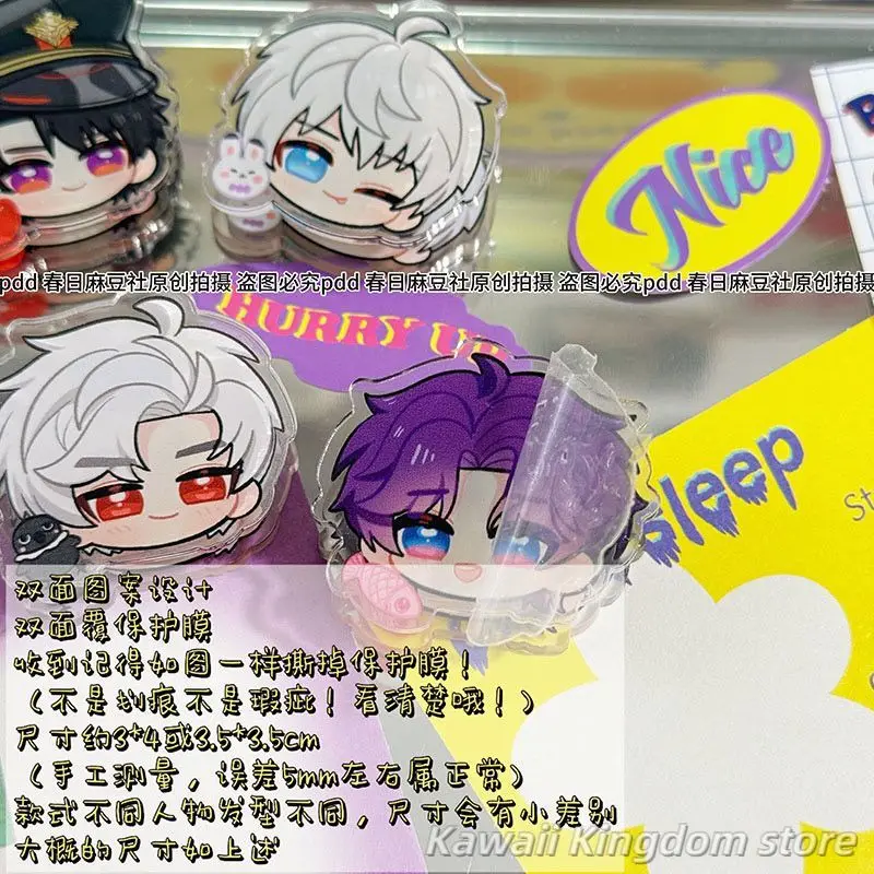 Любовь и глубокое пространство Rafayel Zayne Xavier Sylus Caleb акриловый уплотнительный зажим PP зажим студенческий мультипапок зажим для знака мочи настольный