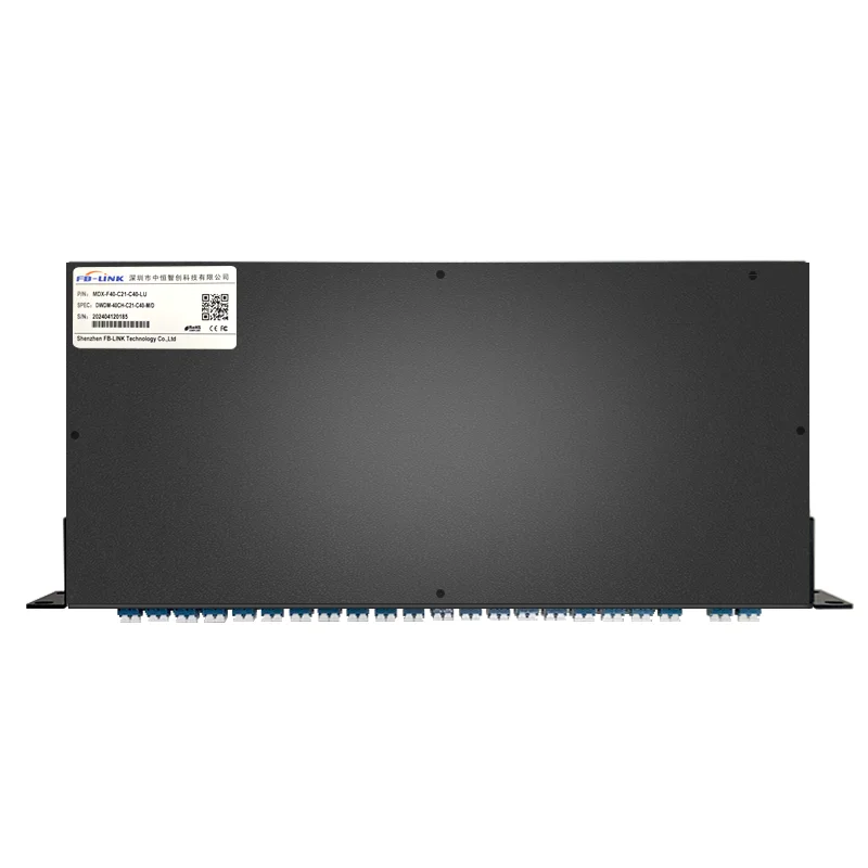 MUX/DEMUX 40CH DWDM 100GHz  CH21-CH40  Wavelength Division Multiplexing  LC/UPC single Dual fiber