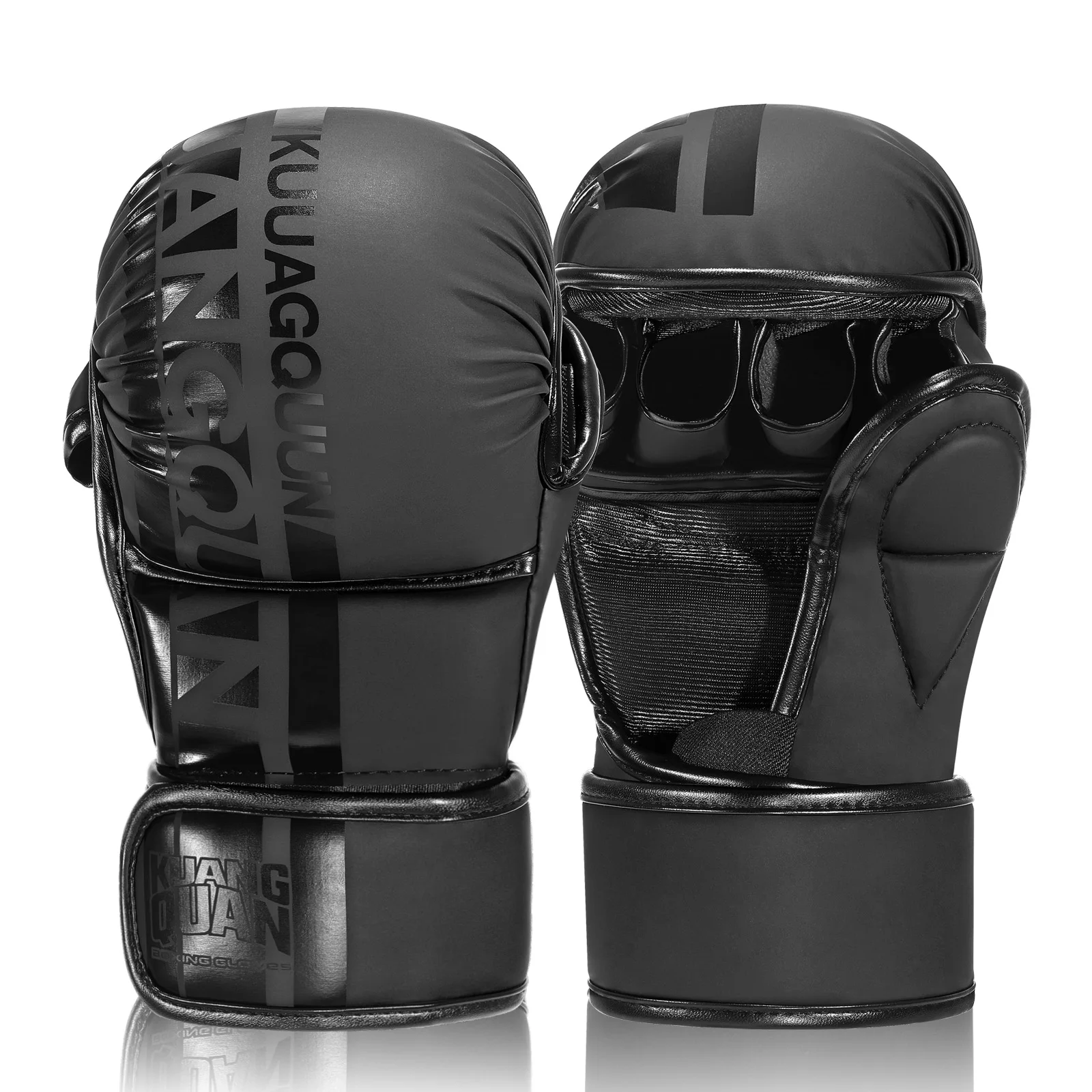Rękawice MMA Rękawice sparingowe i grapplingowe z otwartą dłonią, sztuki walki dla mężczyzn i kobiet, sporty walki, MMA, boks, Muay Thai, kickboxing