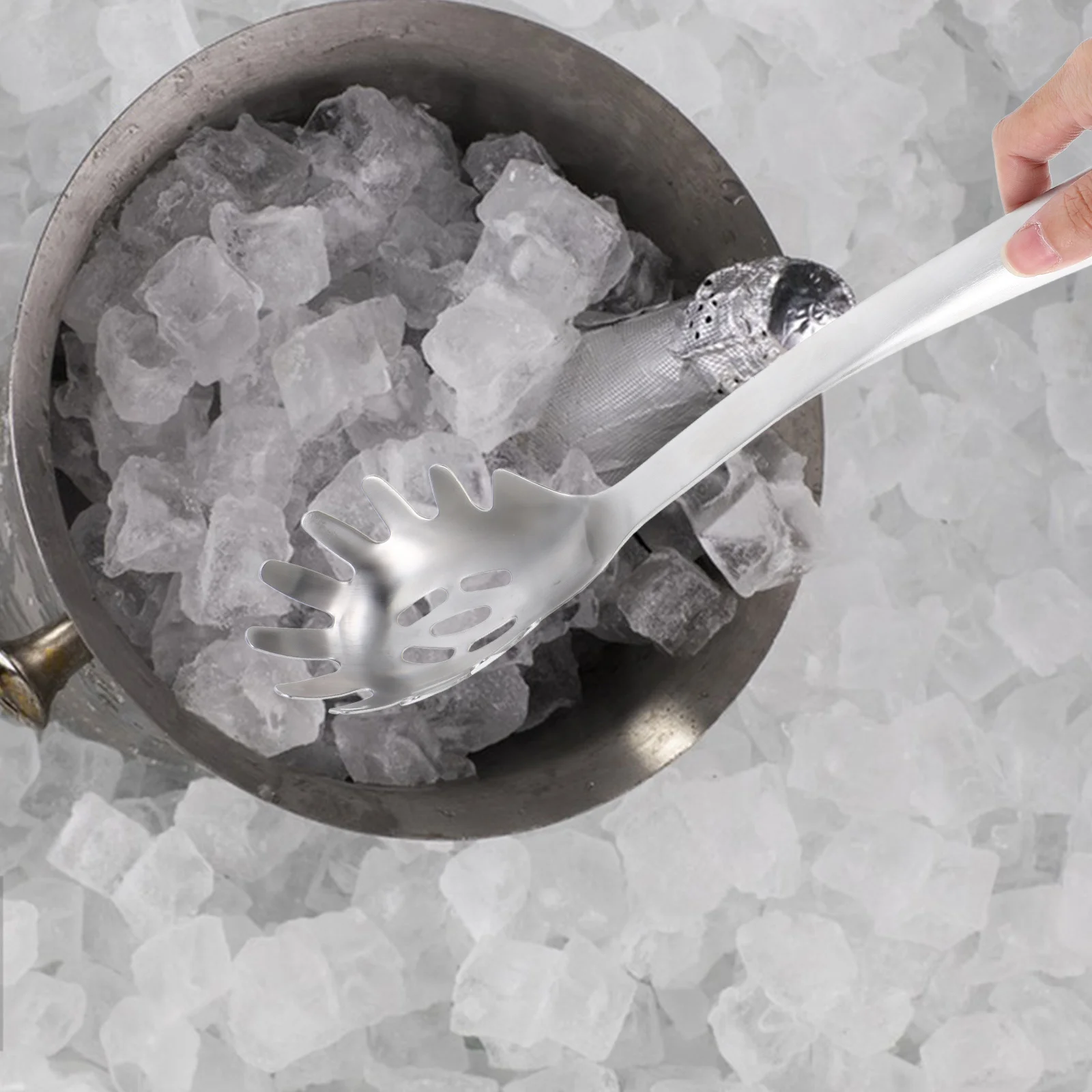 

Italian Spaghetti Spoon Stainless Steel Noodle Server For Pasta Soup Filter Kitchen Utensil Multipurpose Noodle Strainer