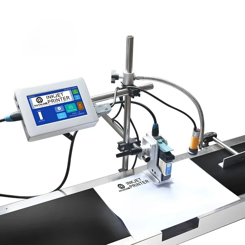 

Непрерывная 5-дюймовая промышленная автоматическая струйная печатная машина для печати логотипа кода расширения даты