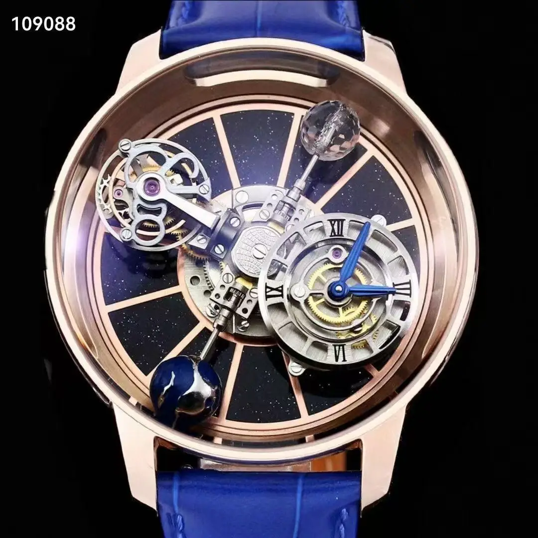 JACOB Celestial Tourbillon Men's Mechanical Watch Global Limited Edition Diamond Set automatic watch men automatic sapphire
