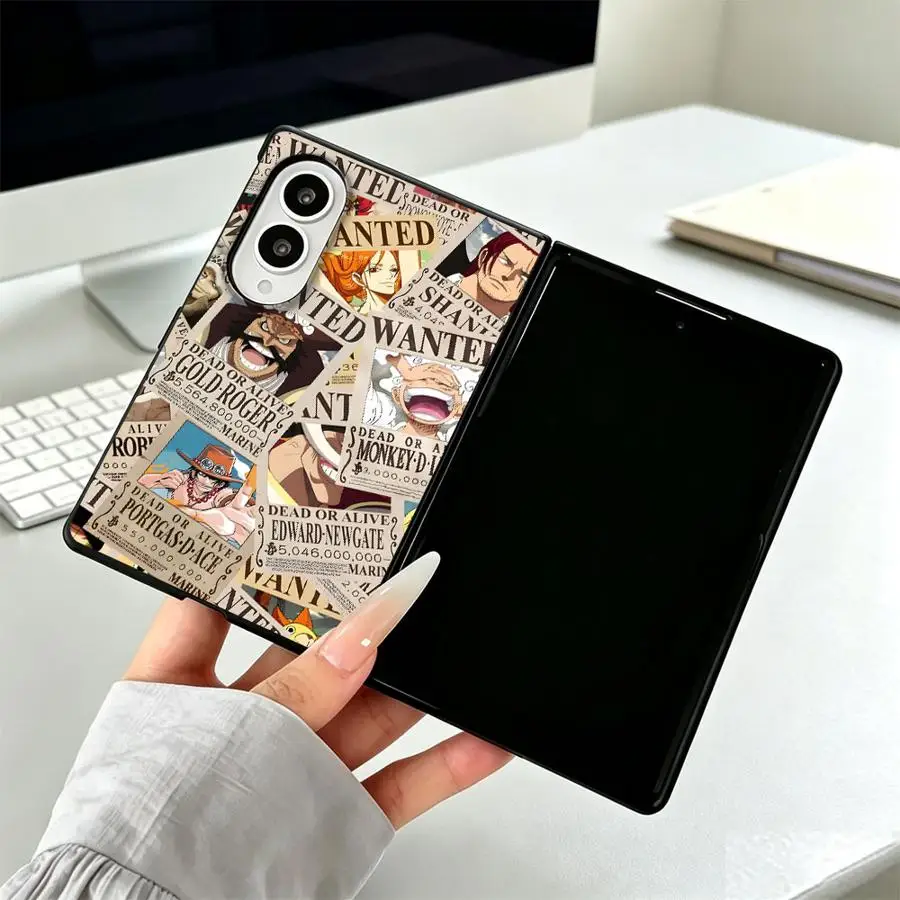 Cartoon O-One P-iece Case for Samsung Galaxy ZFold8 Z Fold8 Wide ZFold Wide Z Fold 8 Luxury Phone Cover