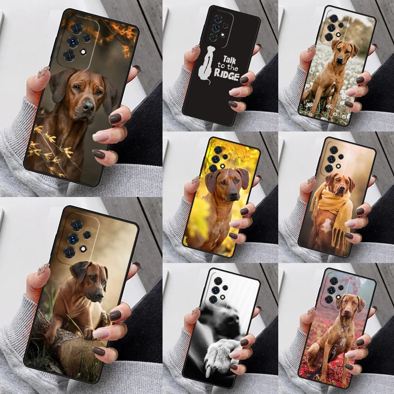 Rhodesian Ridgeback Dog Phone Case For Samsung Galaxy S23 S21 S20 FE S24 S22 Ultra Note20 S10 S9 S8 Plus A40 A52 A12 A13 A53