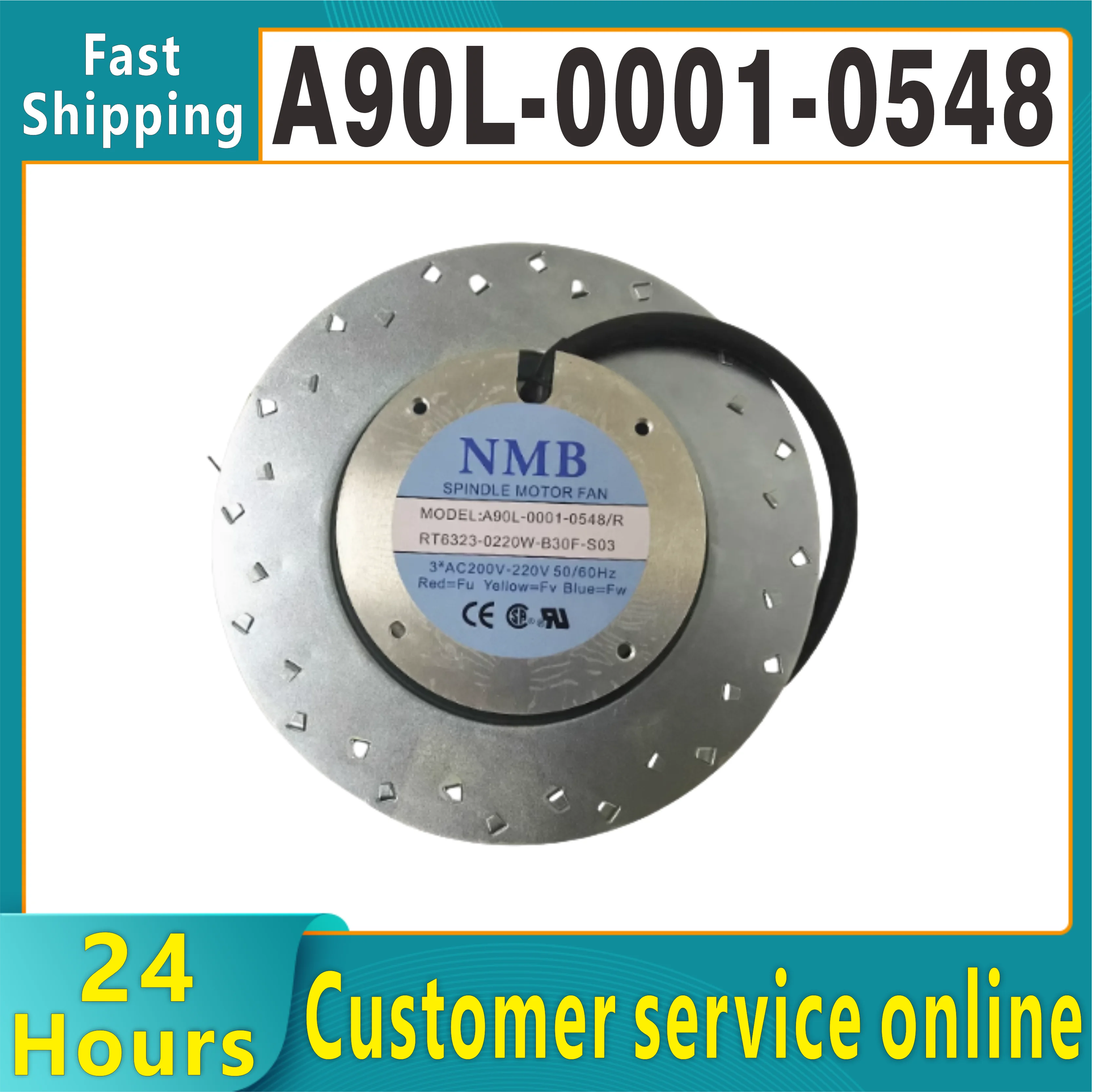 Original A90L-0001-0548/R A90L-0001-0515/R A90L-0001-0554/RW spindle servo motor fan cooling fan