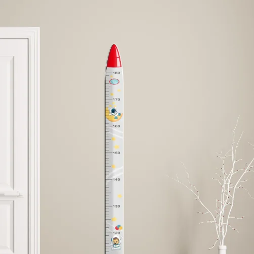 لطيف الكرتون الارتفاع ملصق ديناصور الزرافة جدار الارتفاع مسطرة قياس ملصق غرفة الأطفال رياض الأطفال الديكور #3