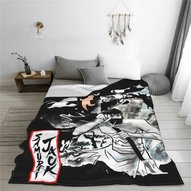 Samurai Jack Aku Nature Scene Blanket Velvet Bedspread Comfortable Sofa Dedicated Machine Washable