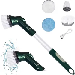 New Electric Cleaning Brush Bathroom Window Kitchen Automotive Multifunctional Household Rotating Wireless Cleaning Machine Tool