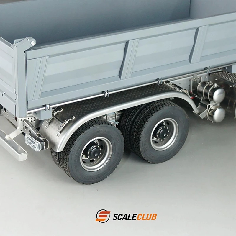 ScaleClub 1/14 truck double -axis sandboard rear wheels stalling mud dump truck