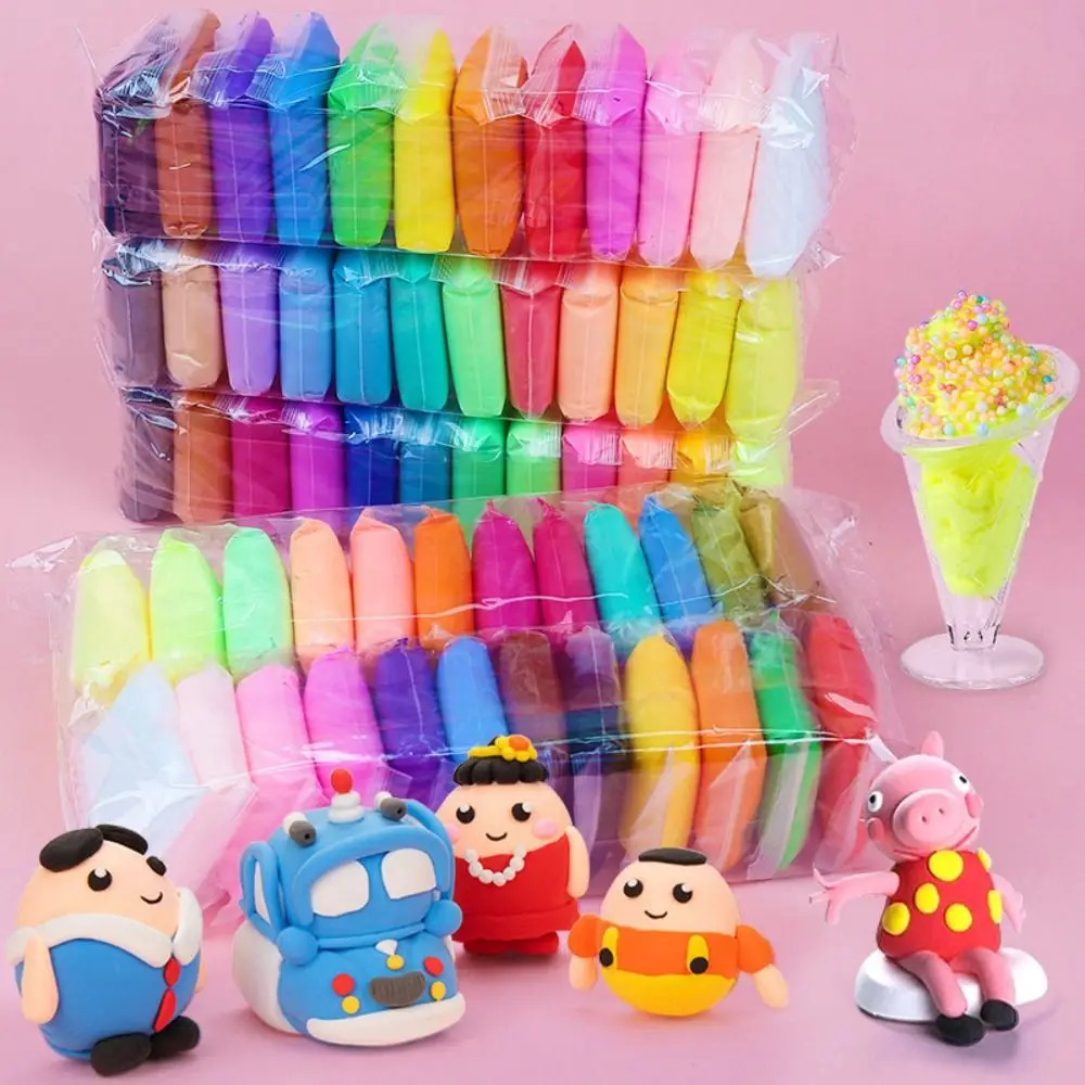 High Quality 12/24/36 Color Air Dry Clay Art Class Handicrafts Kids Toys Colorful Plasticine Children