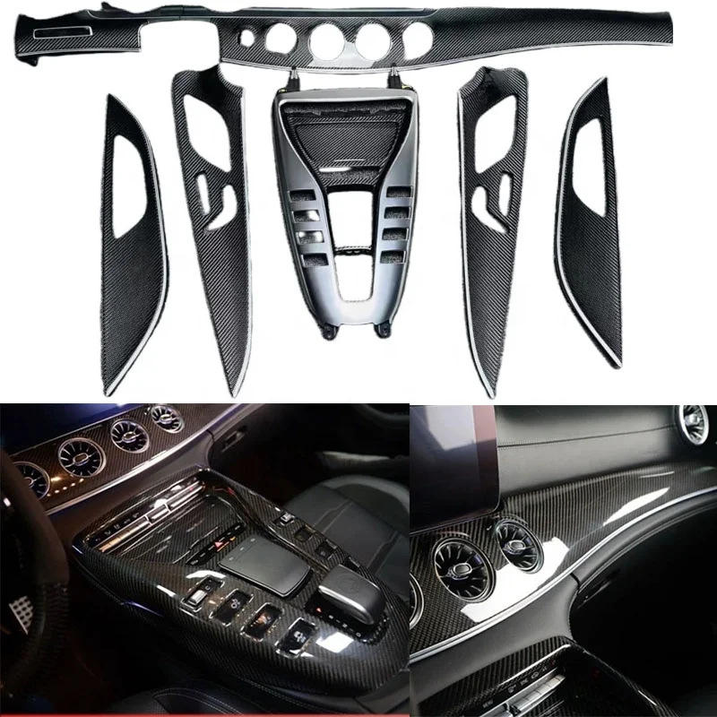 Carbon Fiber Interior Trim Kit Compatible with GT/S/G/GL Series W217 W222 W223 W463 W464 W167