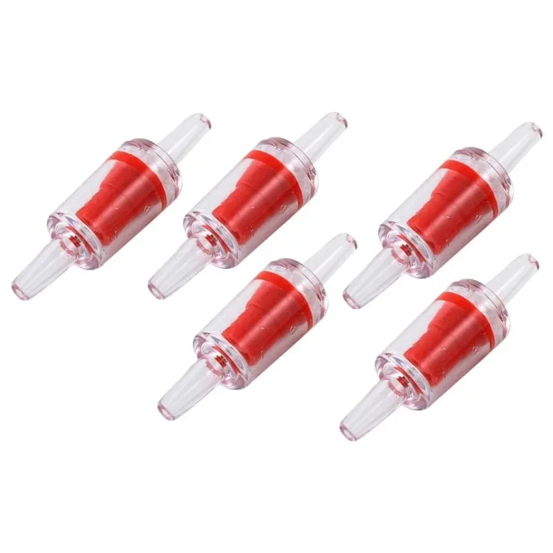 10pcs Plastic One Way Check Valve for Aquarium Air Pump Non-Return Home Fish Tank CO2 System