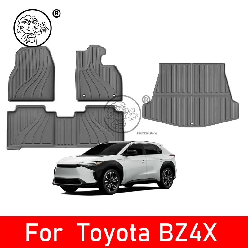 

RHD LHD For Subaru Solterra for Toyota BZ4X 2026 2025 2024 TPE 3D Car Floor Mats Cargo Liner Waterproof OR Trunk/Backrest Pad